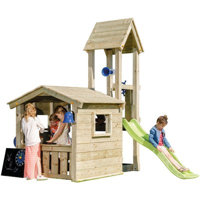Дитяча ігрова вежа з будиночком з дерева LOOKOUT LOOKOUT фото