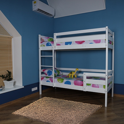 Двоярусне ліжко в дитячу кімнату babyson 5 фото