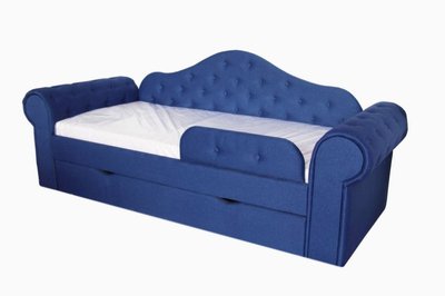 Детская кровать Melani Рогожка (Этна) Melani синий фото