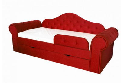 Дитяче ліжко у дитячу кімнату Рогожка (Этна) Melani красный фото