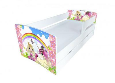 Дитяче ліжко Барбі для дівчаток Kinder-сool 17 фото
