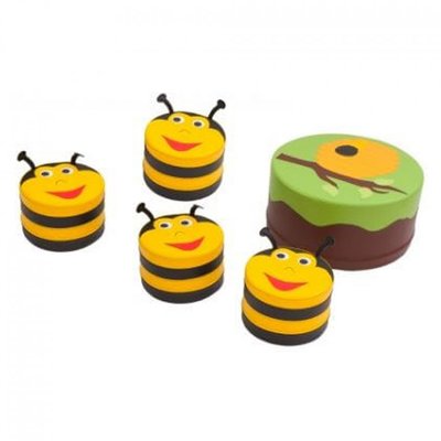 Комплект дитячих меблів Бджілка KIDIGO Екокожа Premium 46001 фото