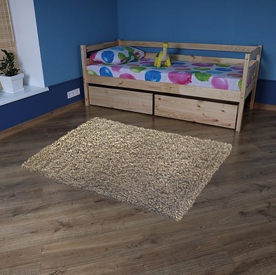 Детская односпальная кроватка в детскую комнату babyson 1 фото