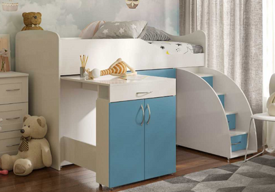 Кровати - кімната Bed Rom 5 + стіл Голубою Bed Room 5 + Стол фото
