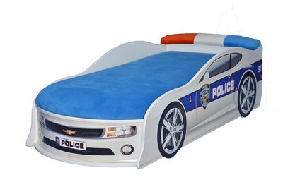 Детская кровать-машина Полиция "CAMARO" Полиция 777xc_Camaro полиция фото